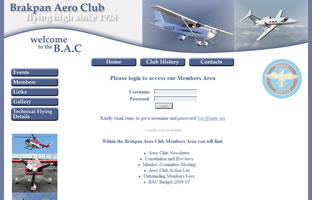 Members Area - Restricted Website