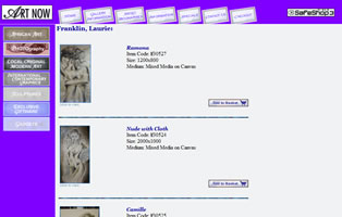 Art Gallery Online Product Catalogue