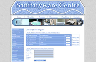 Online Quote Request System
